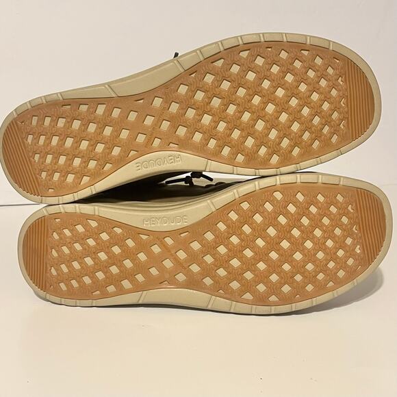 NWOT Hey Dude Paul Nut/Tan Casual Moccasin Sneakers Men Sz 11 Aztec Leather - Picture 6 of 7